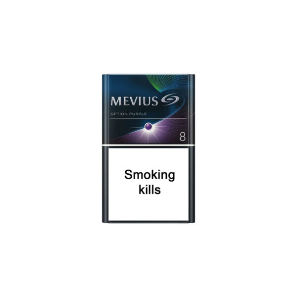 MEVIUS Option Purple 8 health reference on TobaccoScope