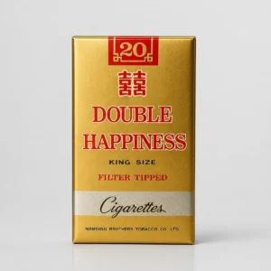 Double Happiness Soft packaging photographed for a product, label, and adult-use facts page