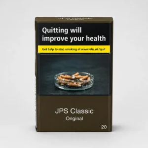 JPS Classic Original packaging photographed for a product, label, and adult-use facts page