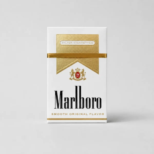 Marlboro Hard White US Edition packaging photographed for a product, label, and adult-use facts page