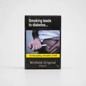 Winfield Original Classic 10mg packaging photographed for a product, label, and adult-use facts page